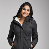 Parka Invernale Jasirada – Giacca con Cappuccio Foderata in Pile