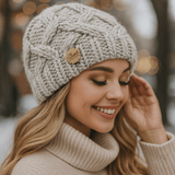 Cappello invernale da donna Elena - caldo - lavorato a maglia