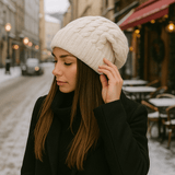 Cappello Invernale Donna - Maglia Spessa - Casual