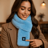 HeatCozy - Sciarpa Riscaldata - Pelliccia Sintetica - Elegante