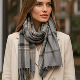 Sciarpa Liora - Morbida - Elegante - A Quadri