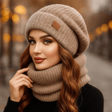 Noëlle - Cappello e Sciarpa in Lana di Lusso - Donne