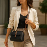 Chaya – Borsa a Tracolla Compatta in Pelle