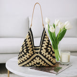 VICKY – Borsa Tote Costiera in Paglia