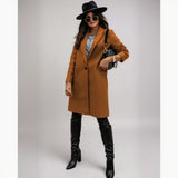 Cappotto Lungo di Lana da Donna - Elegante Cappotto Invernale da Donna