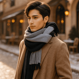 Sciarpa Lunga Cashmere - Elegante - Morbida - Stile Invernale