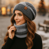 Noëlle - Cappello e Sciarpa in Lana di Lusso - Donne