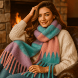 Scarvello - Scarf Lana Spessa - Colorata - Oversize - Calda